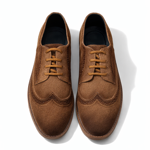 7058 - Shaded Camel Casual Suede Shoes